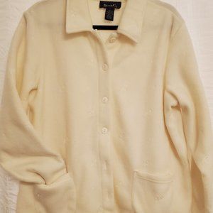 Denim & Co Fleece Jacket Size L